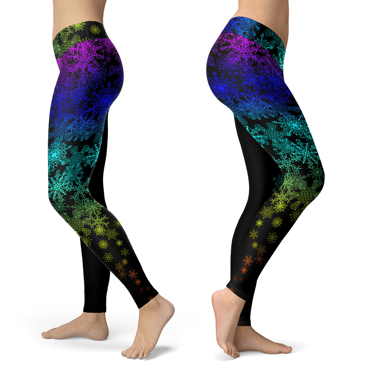 Rainbow Snow Leggings - Powderaddicts
