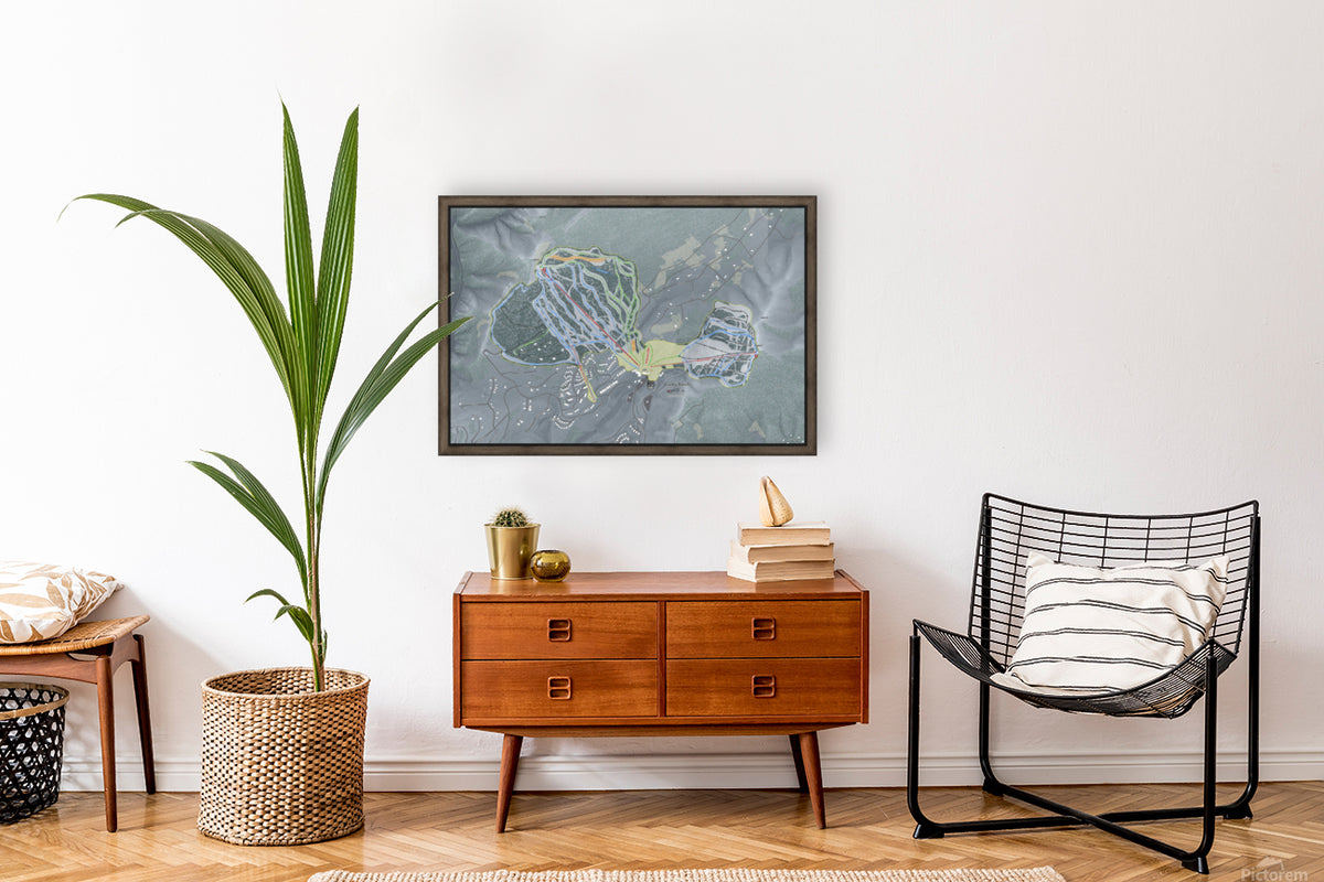 Granby Ranch Colorado Ski Resort Map Wall Art