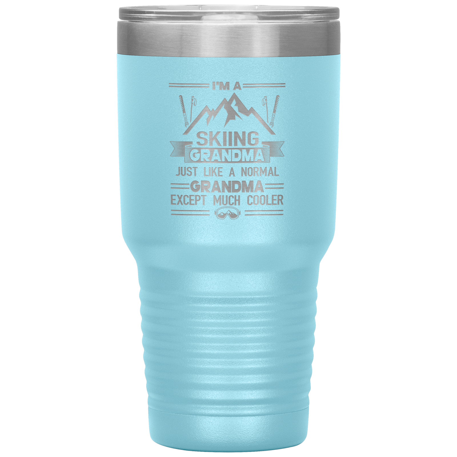I'm A Skiing Grandma 30oz Tumbler - Powderaddicts