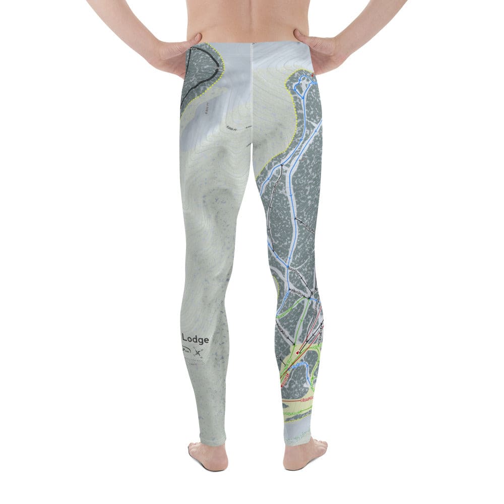Red Lodge, Montana Ski Trail Map Men's Base Layer Bottom - Powderaddicts