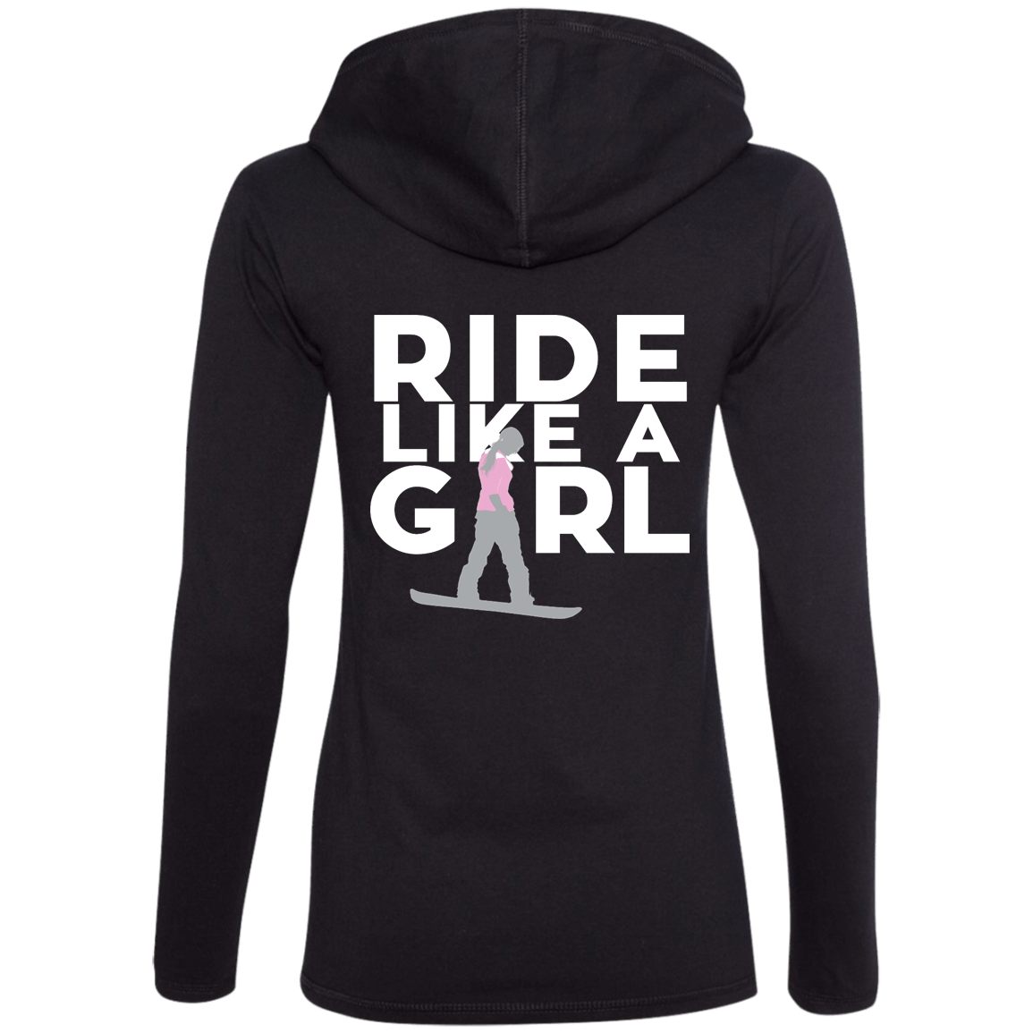 Ride Like A Girl Hoodies - Powderaddicts