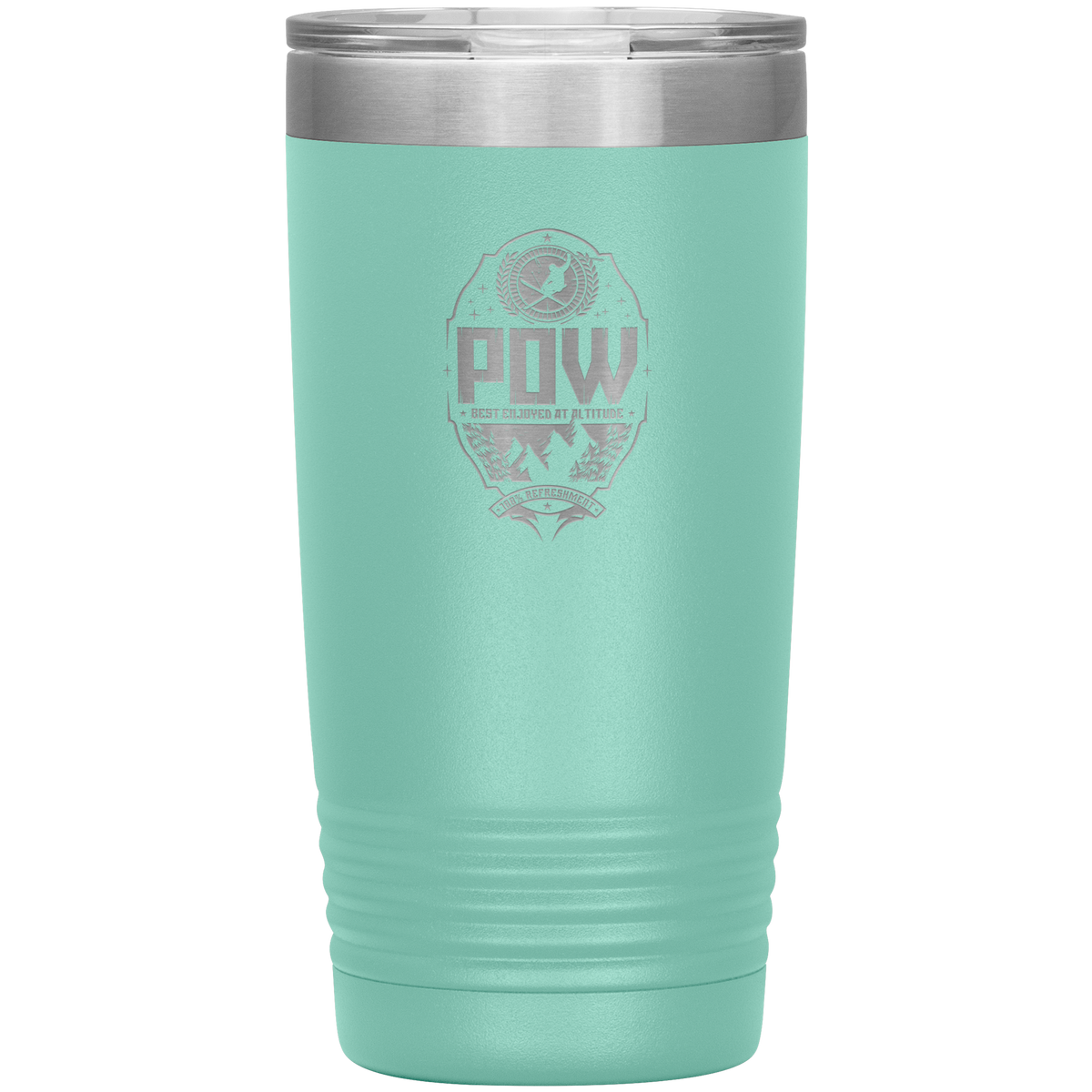 Pow Best Enjoyed At Altitude 20oz Tumbler - Powderaddicts