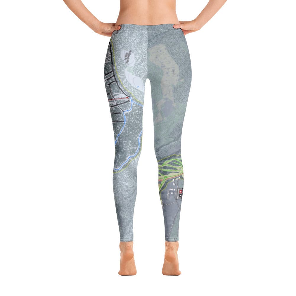 Saddleback, Maine Ski Trail Map Women's Base Layer Bottom