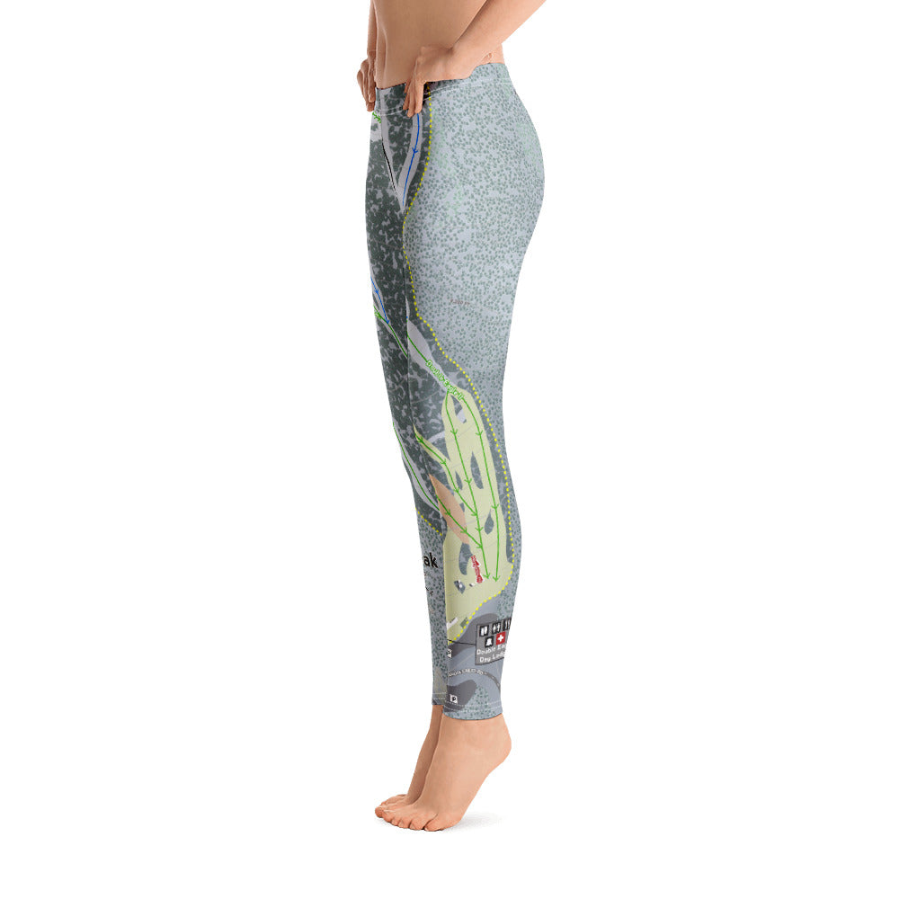 Sandia Peak, New Mexico Ski Trail Map Women's Base Layer Bottom - Powderaddicts