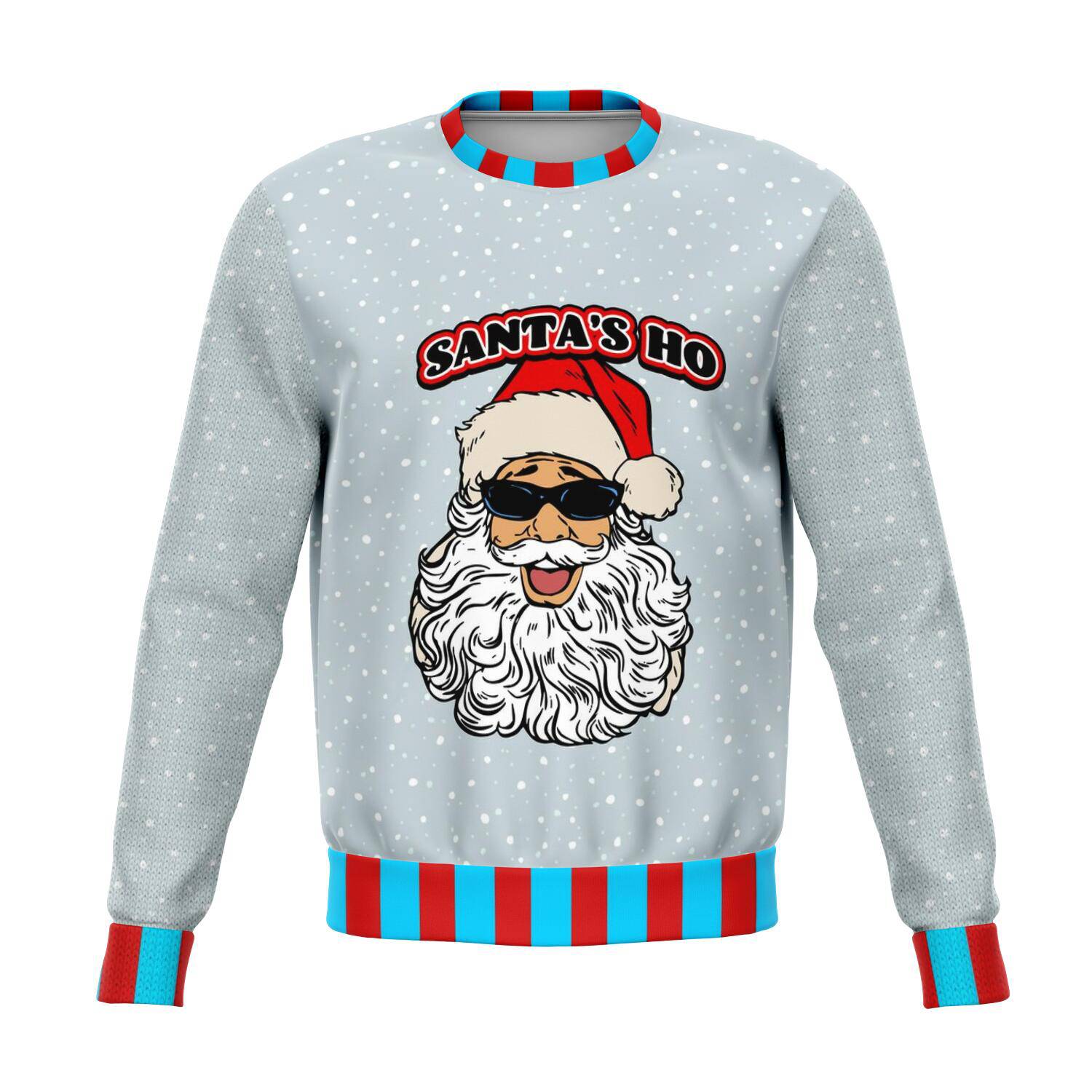 Santa's Ho Ugly Christmas Sweater Order By December 5 - Powderaddicts