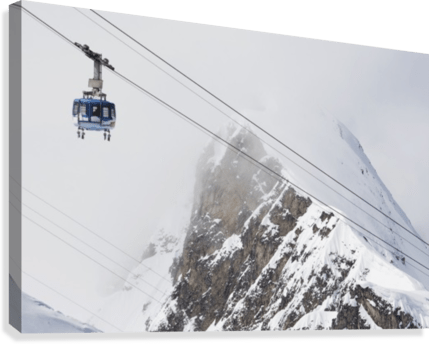 Scenic view of the Titlis Rotair - Powderaddicts