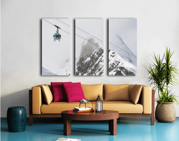 Scenic view of the Titlis Rotair - Powderaddicts