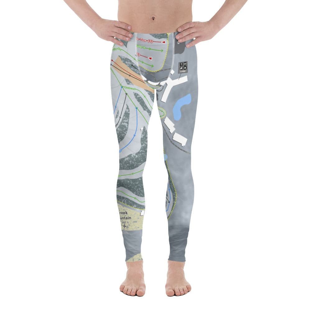 Shanty Creek Schuss Mountain, Michigan Ski Trail Map Men's Base Layer Bottom