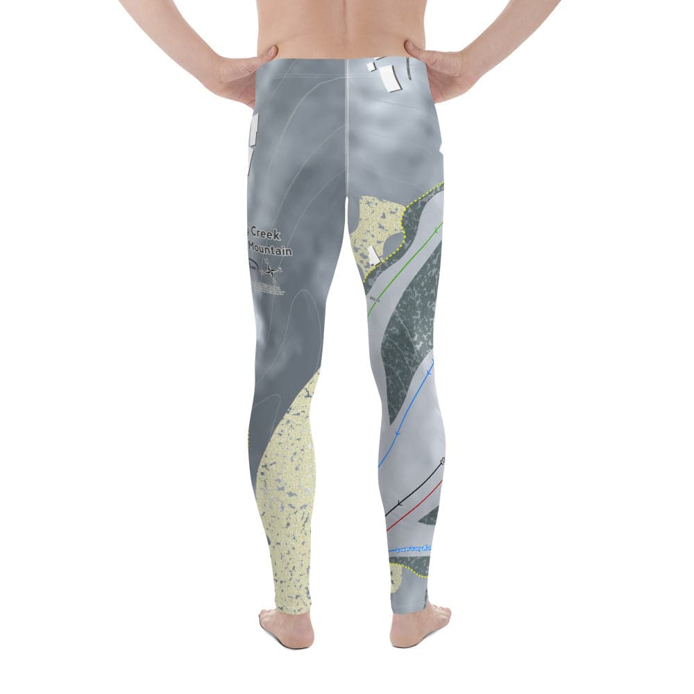 Shanty Creek Summit Mtn, Michigan Ski Trail Map Men's Base Layer Bottom - Powderaddicts