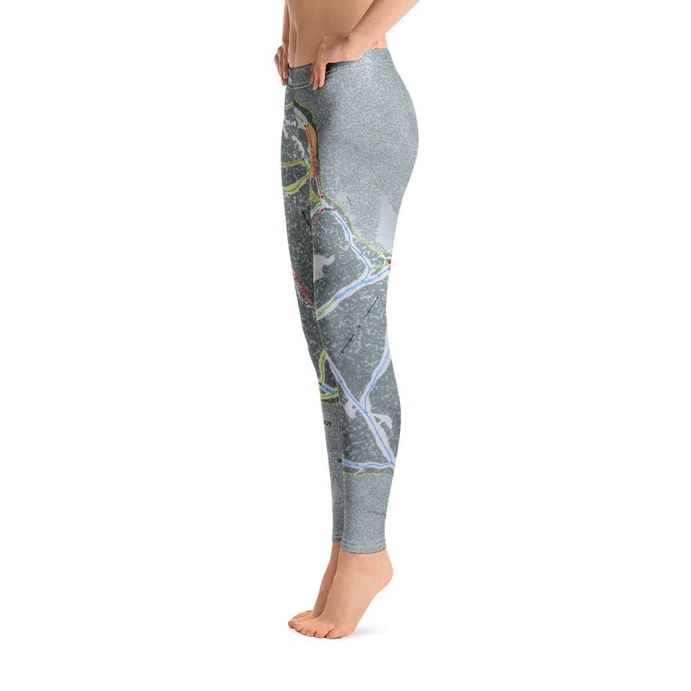 SIerra at Tahoe, California Ski Trail Map Women's Base Layer Bottom - Powderaddicts
