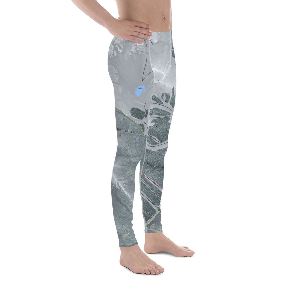 Silverton Mountain, Colorado Ski Trail Map Men's Base Layer Bottom - Powderaddicts