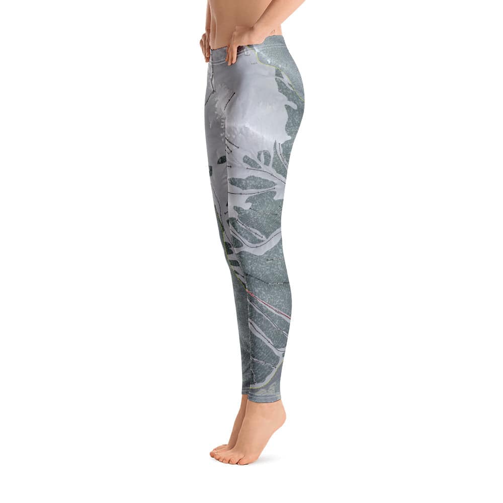 Silverton Mountain, Colorado Ski Trail Map Women's Base Layer Bottom - Powderaddicts