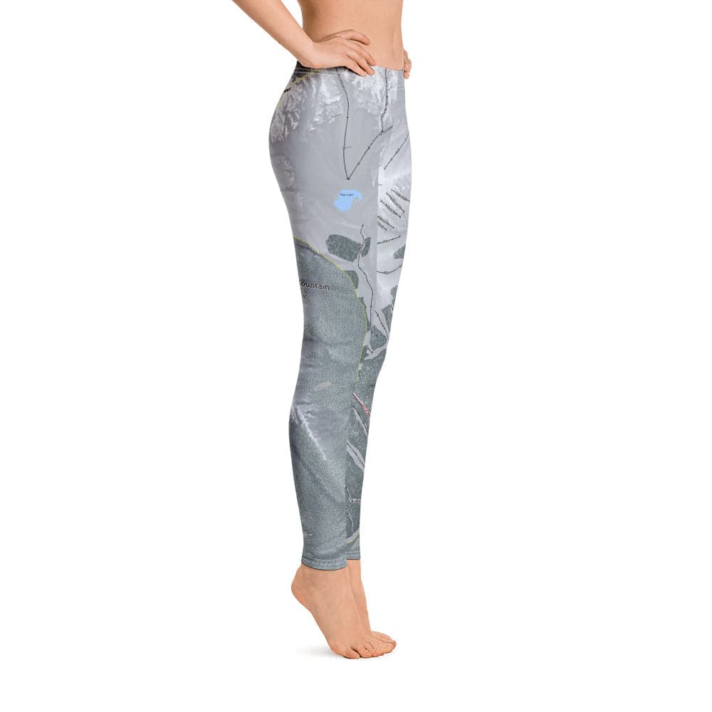 Silverton Mountain, Colorado Ski Trail Map Women's Base Layer Bottom - Powderaddicts