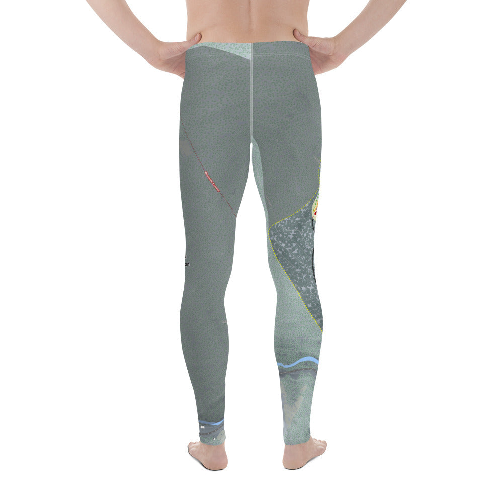 Sipapu, New Mexico Ski Trail Map Men's Base Layer Bottom - Powderaddicts