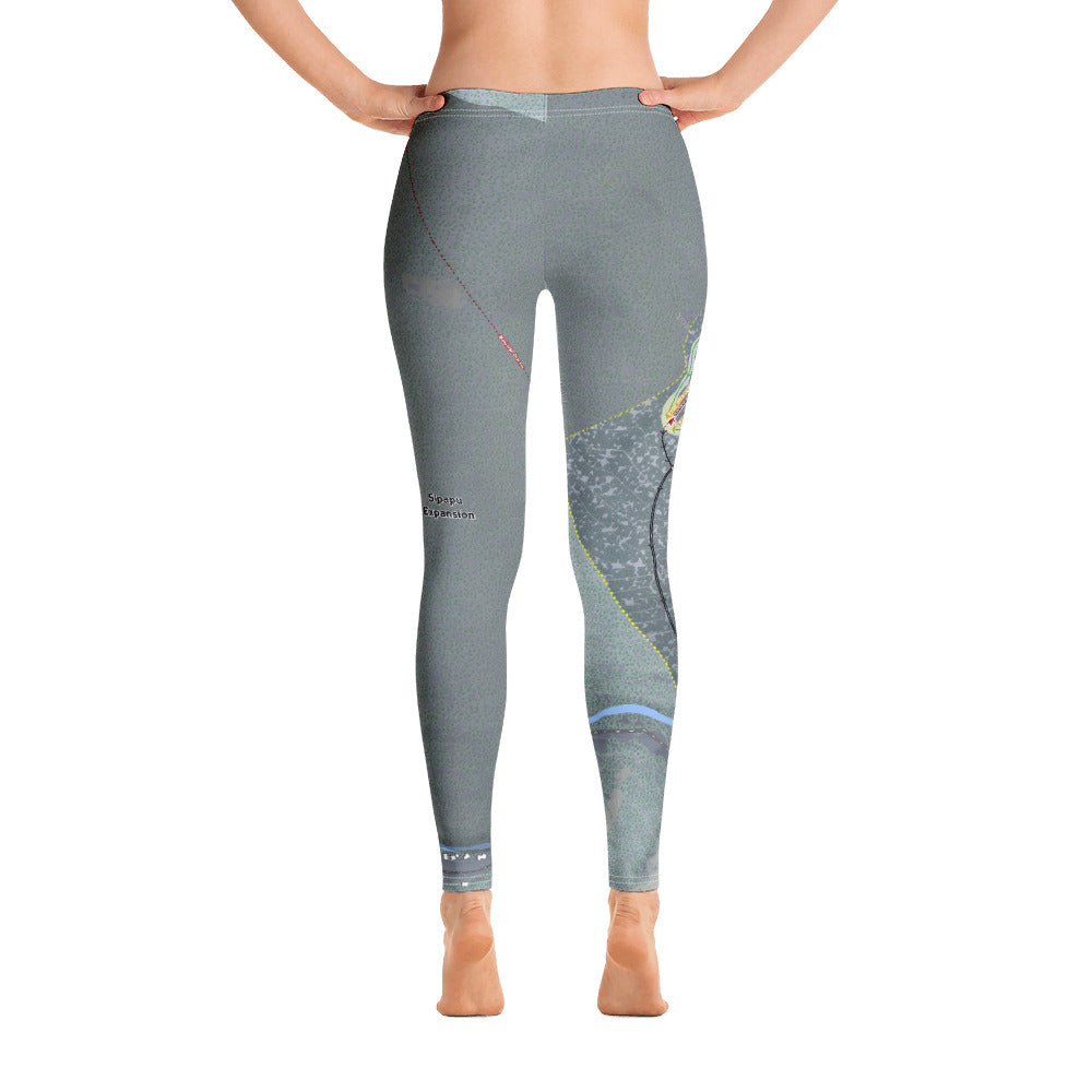 Sipapu, New Mexico Ski Trail Map Women's Base Layer Bottom - Powderaddicts