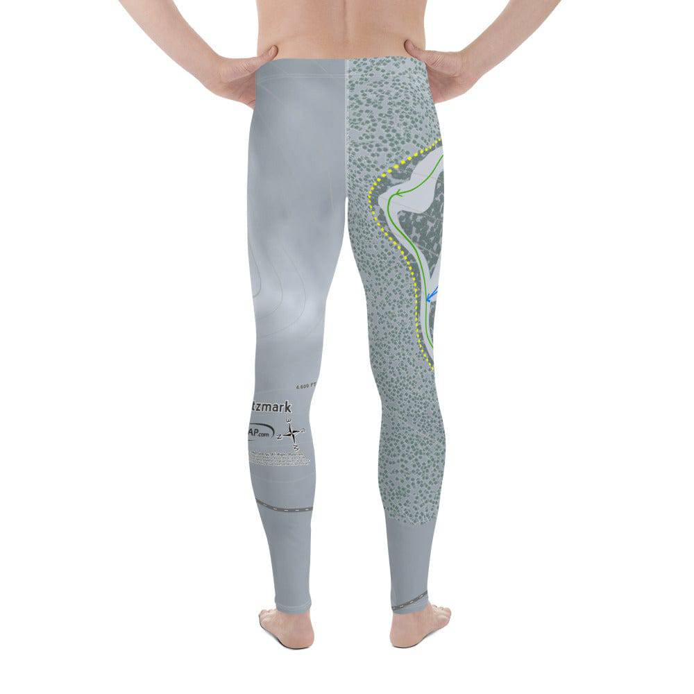 Sitz mark, Washington Ski Trail Map Men's Base Layer Bottom - Powderaddicts