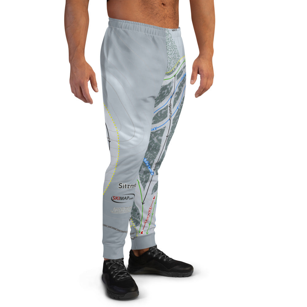 Sitz mark, Washington Ski Trail Map Men's Mid-Layer - Powderaddicts