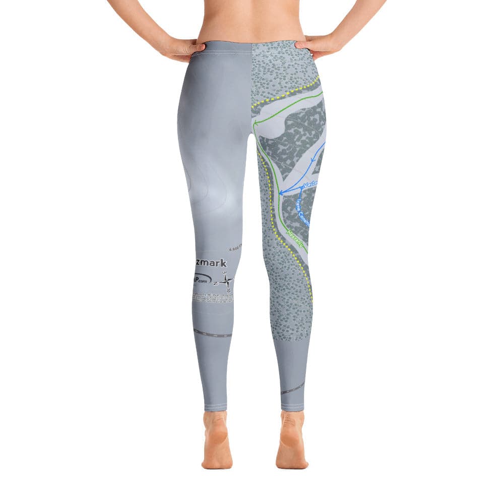 Sitz mark, Washington Ski Trail Map Women's Base Layer Bottom - Powderaddicts