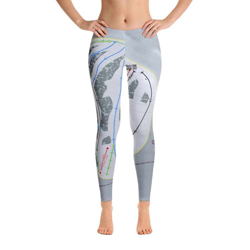 Sitzmark, Oregon Ski Trail Map Women's Base Layer Bottom - Powderaddicts