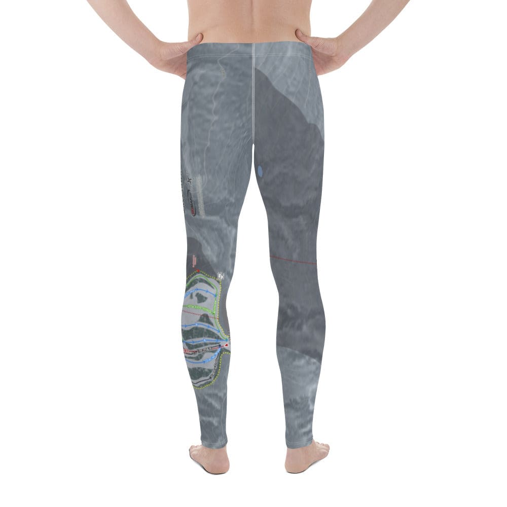 Skeetawk, Alaska Ski Trail Map Men&#39;s Base Layer Bottom - Powderaddicts