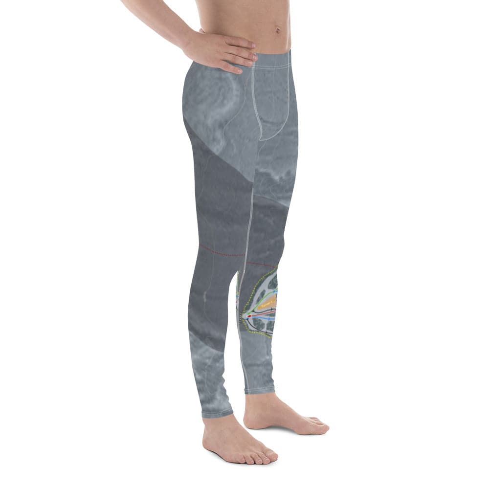 Skeetawk, Alaska Ski Trail Map Men&#39;s Base Layer Bottom - Powderaddicts