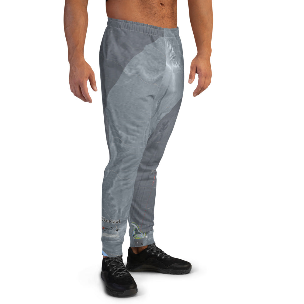 Skeetawk, Alaska Ski Trail Map Men's Mid-Layer - Powderaddicts