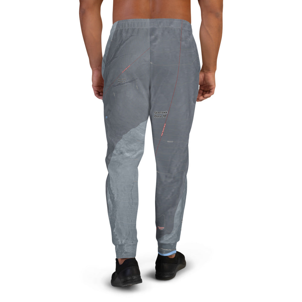 Skeetawk, Alaska Ski Trail Map Men's Mid-Layer - Powderaddicts