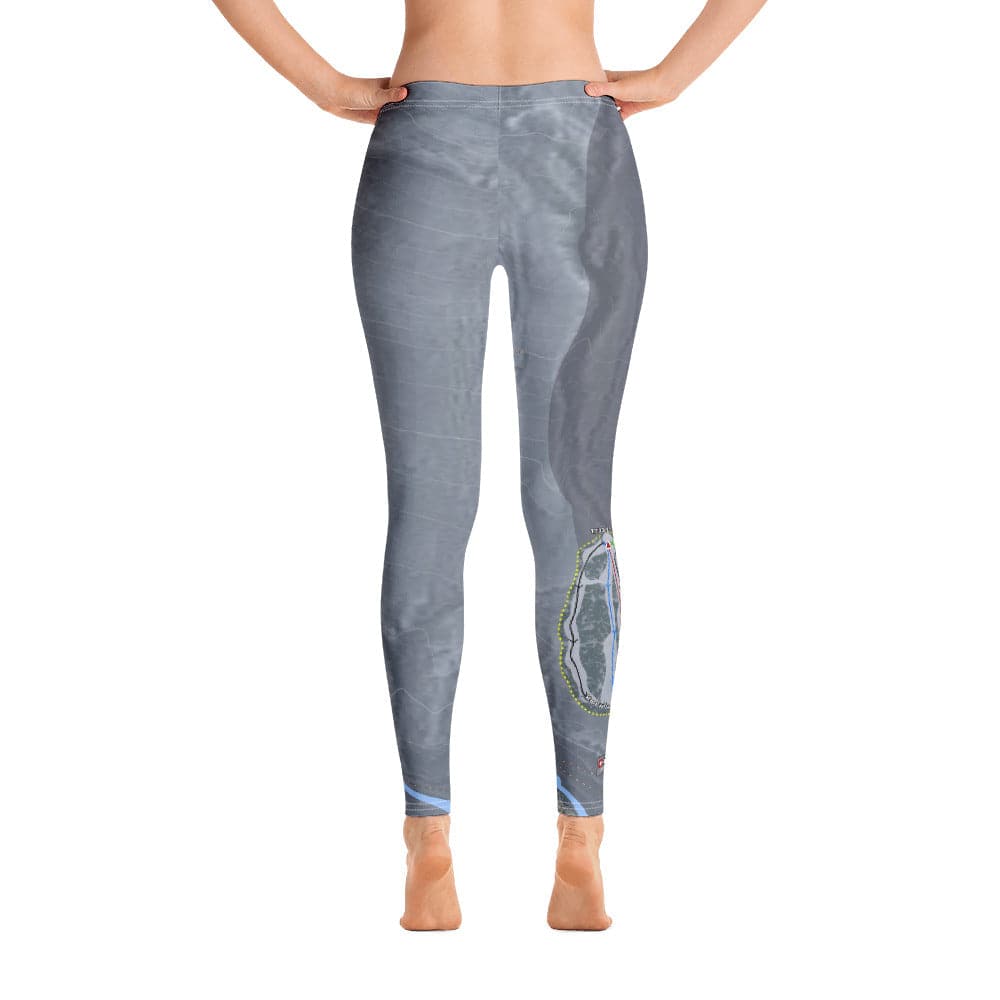 Skeetawk, Alaska Ski Trail Map Women's Base Layer Bottom - Powderaddicts
