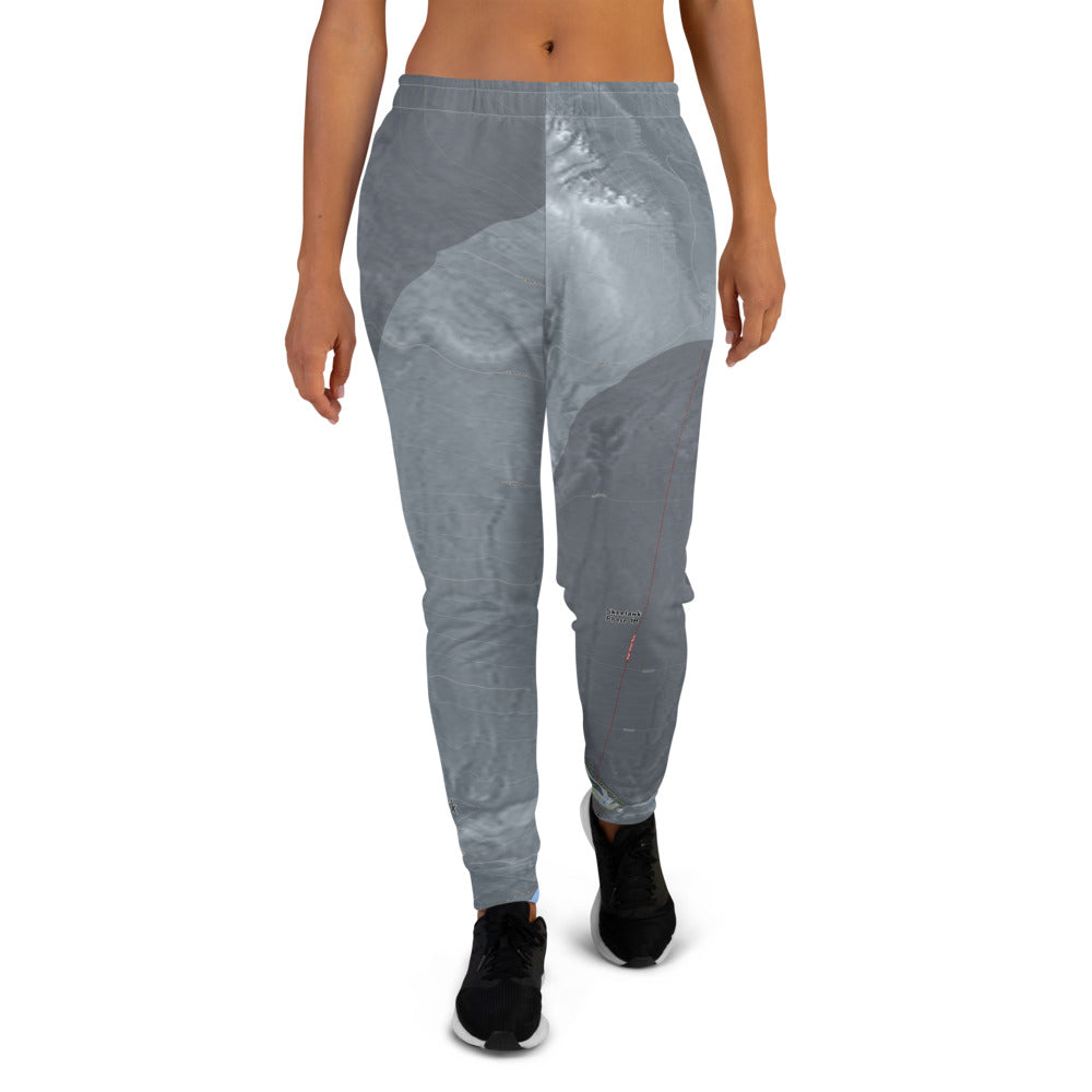 Skeetawk, Alaska Ski Trail Map Women's Mid-Layer - Powderaddicts
