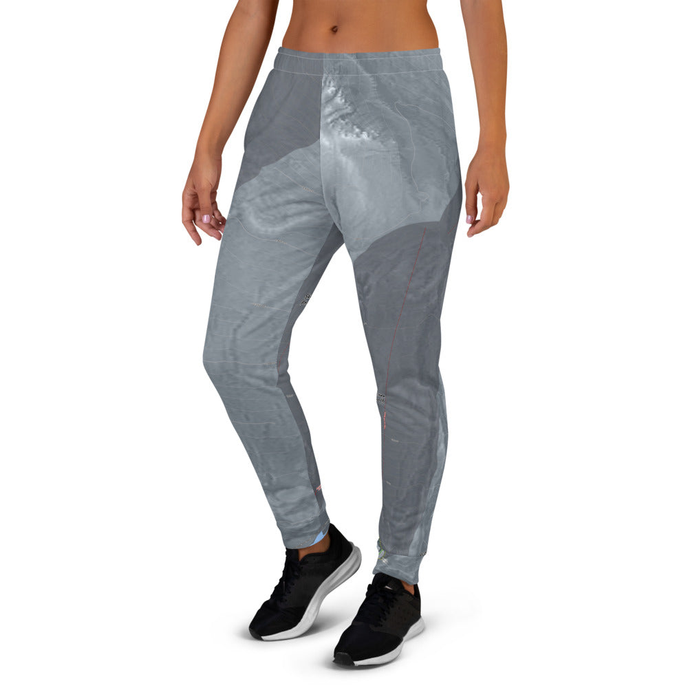 Skeetawk, Alaska Ski Trail Map Women's Mid-Layer - Powderaddicts