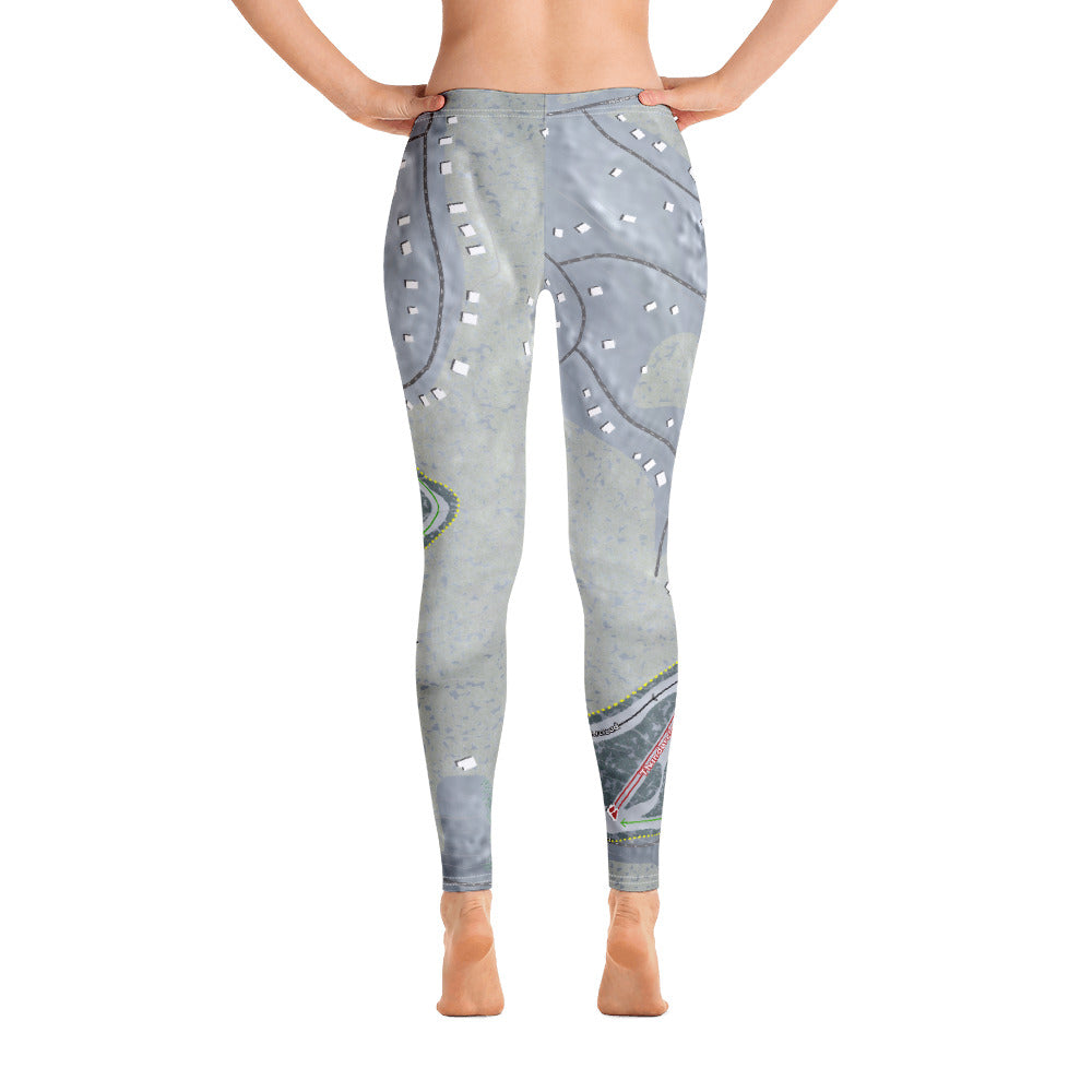 Ski Big Bear, Pennsylvania Ski Trail Map Women's Base Layer Bottom