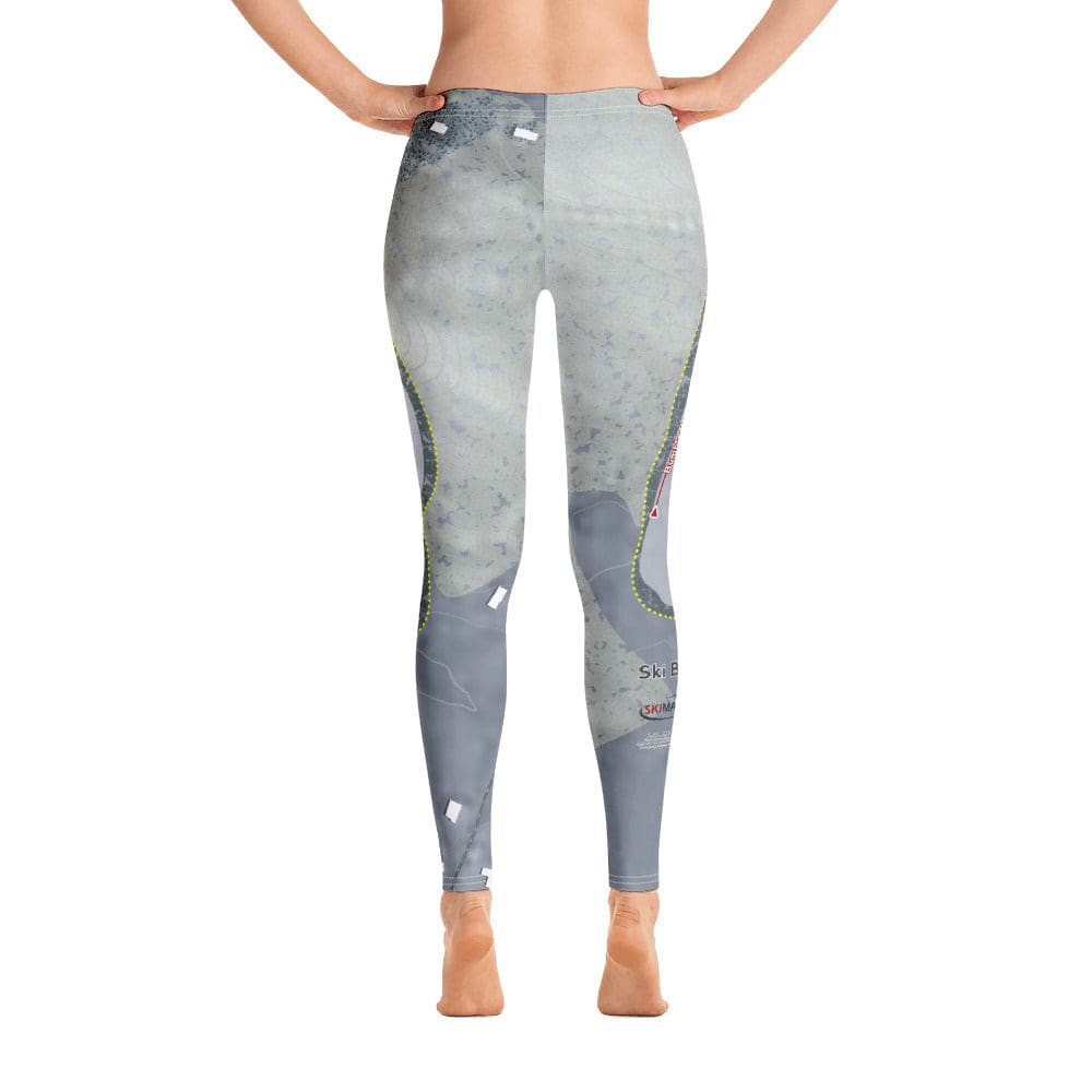 Ski Bradford, Massachusetts Ski Trail Map Women's Base Layer Bottom