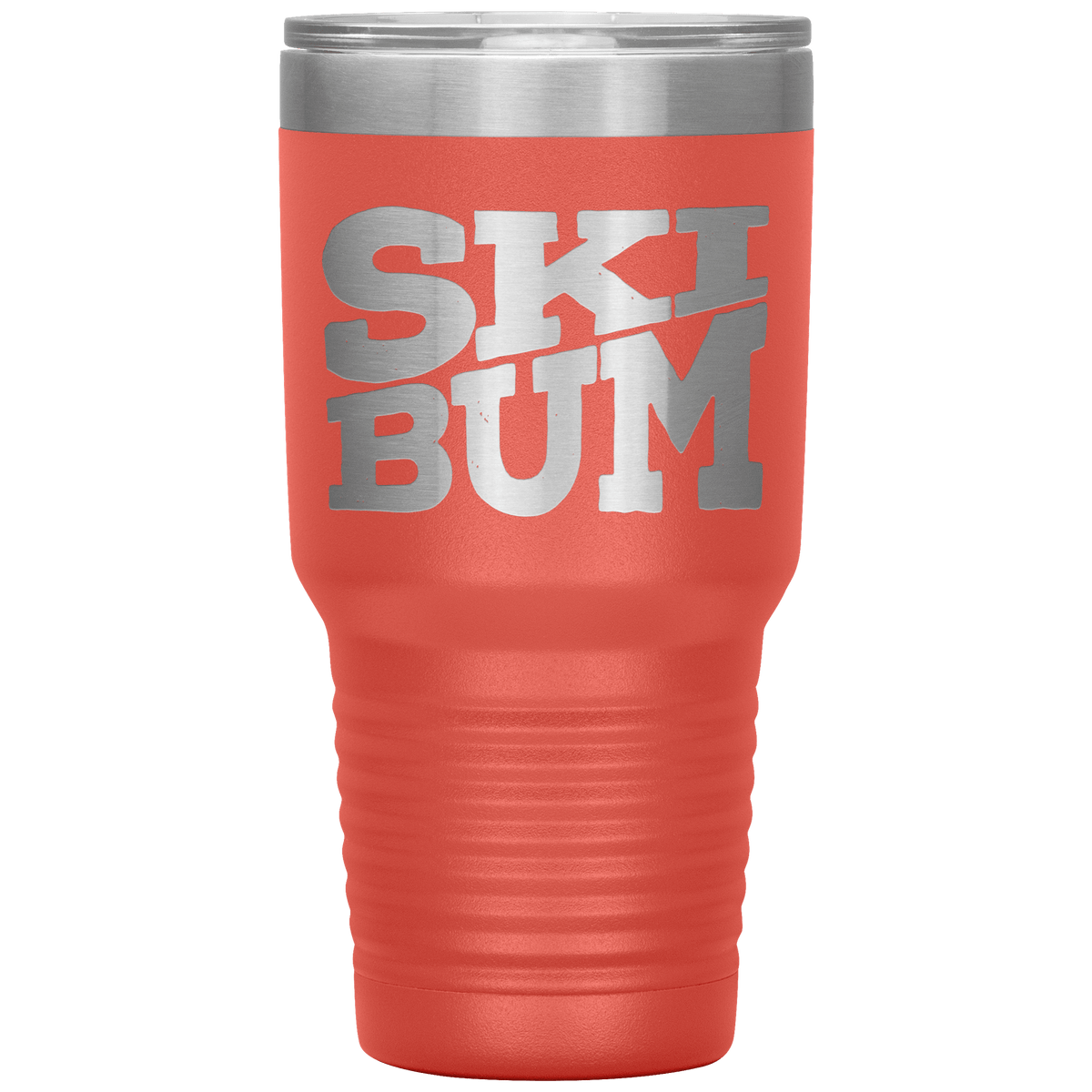 Ski Bum 30oz laser Etched Tumbler - Powderaddicts