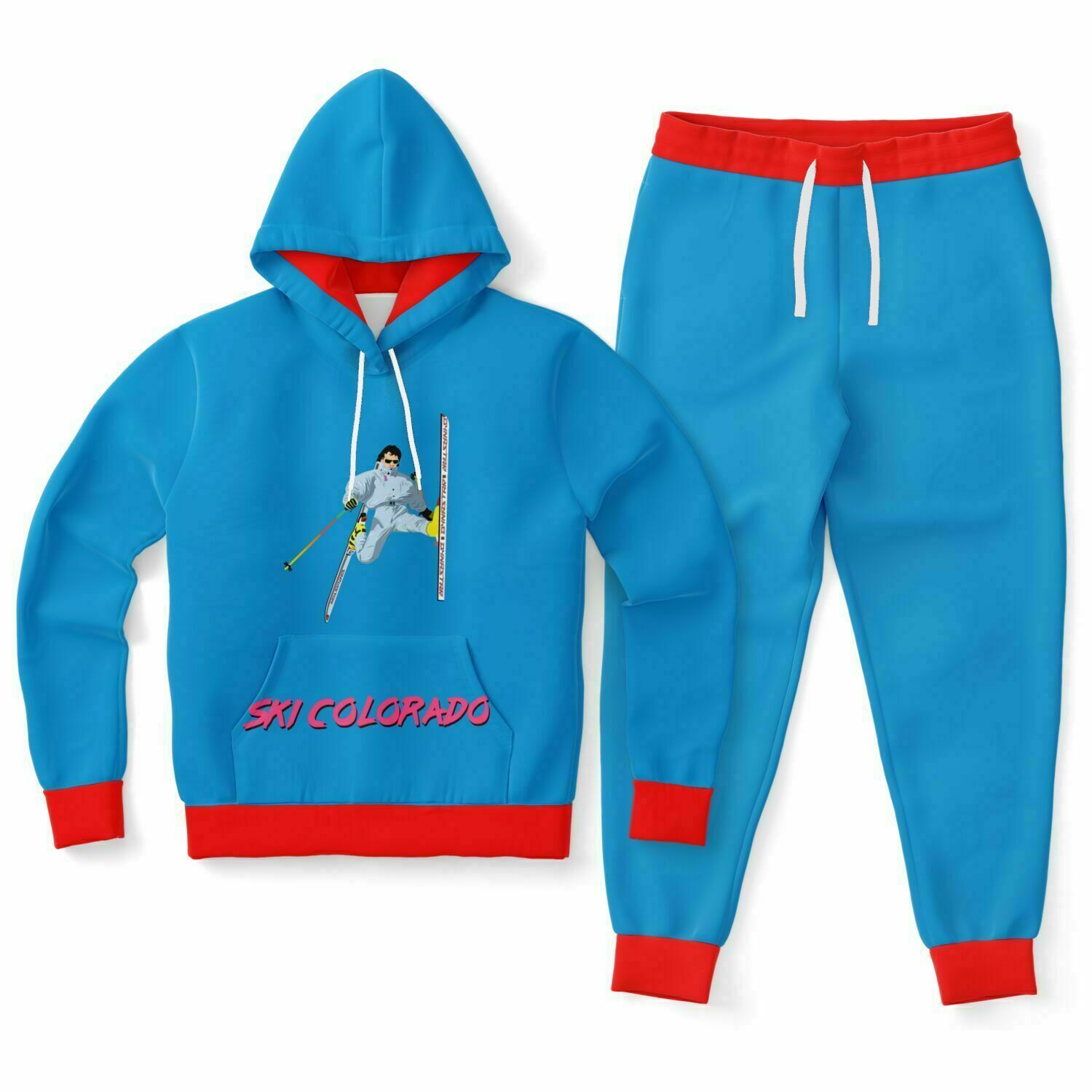 SKI Colorado Matching Hoodie and Jogger Set - Powderaddicts