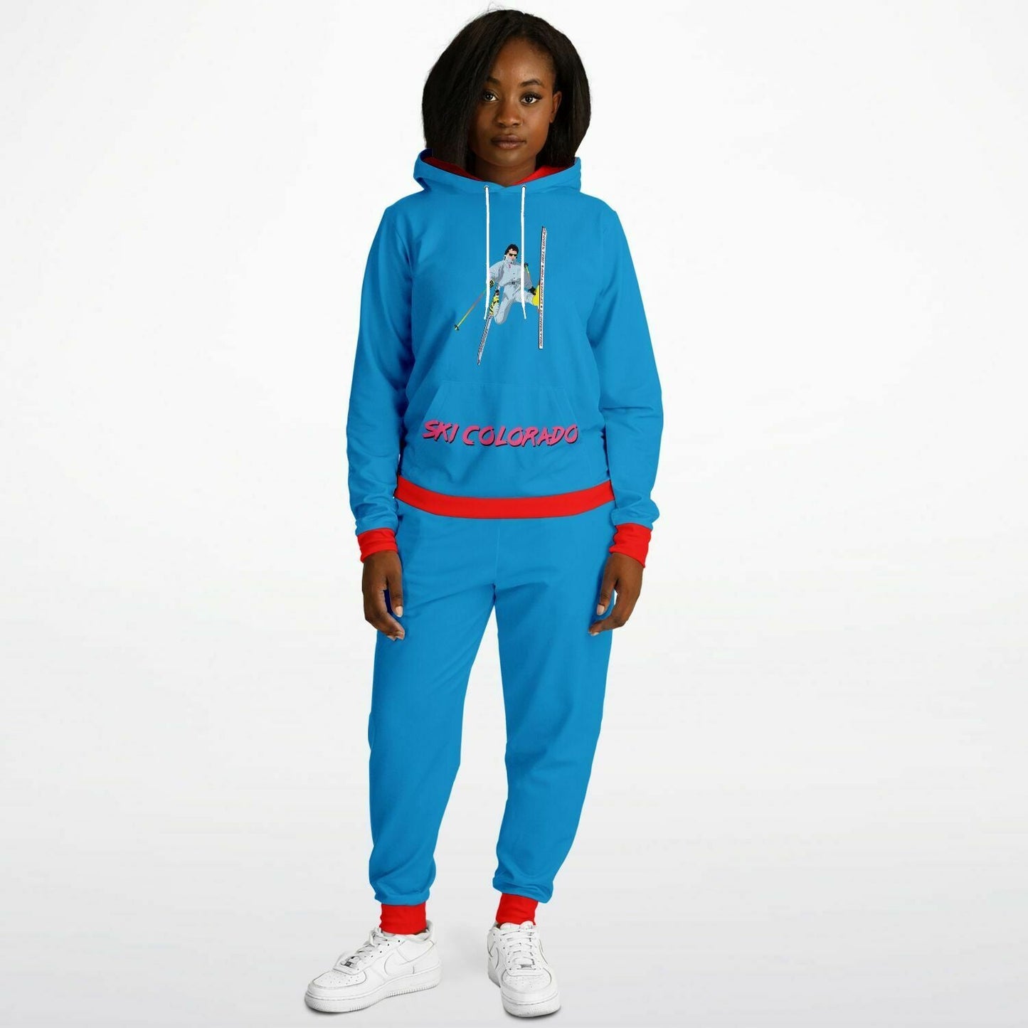 SKI Colorado Matching Hoodie and Jogger Set - Powderaddicts