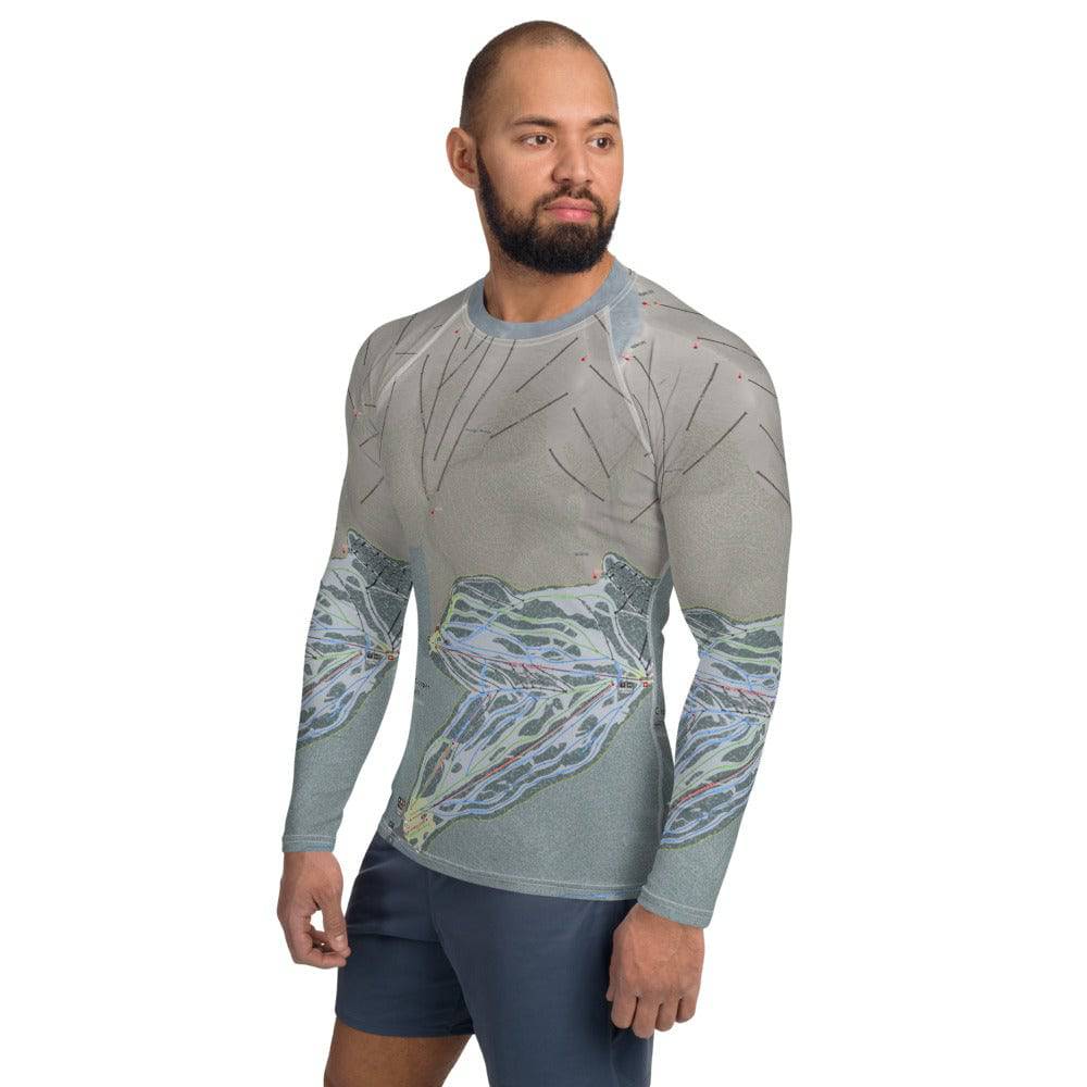 Ski Cooper, Colorado Ski Trail Map Men's Base Layer Top - Powderaddicts