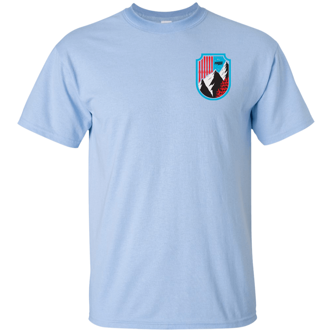 Ski Flag Men's Tees and V-Neck - Powderaddicts
