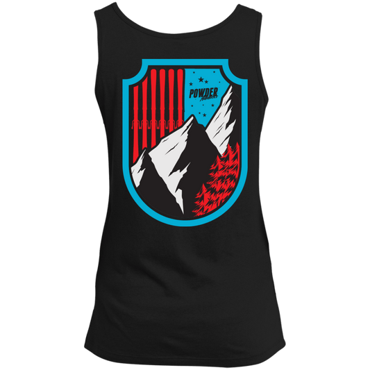 Ski Flag Tank Tops - Powderaddicts