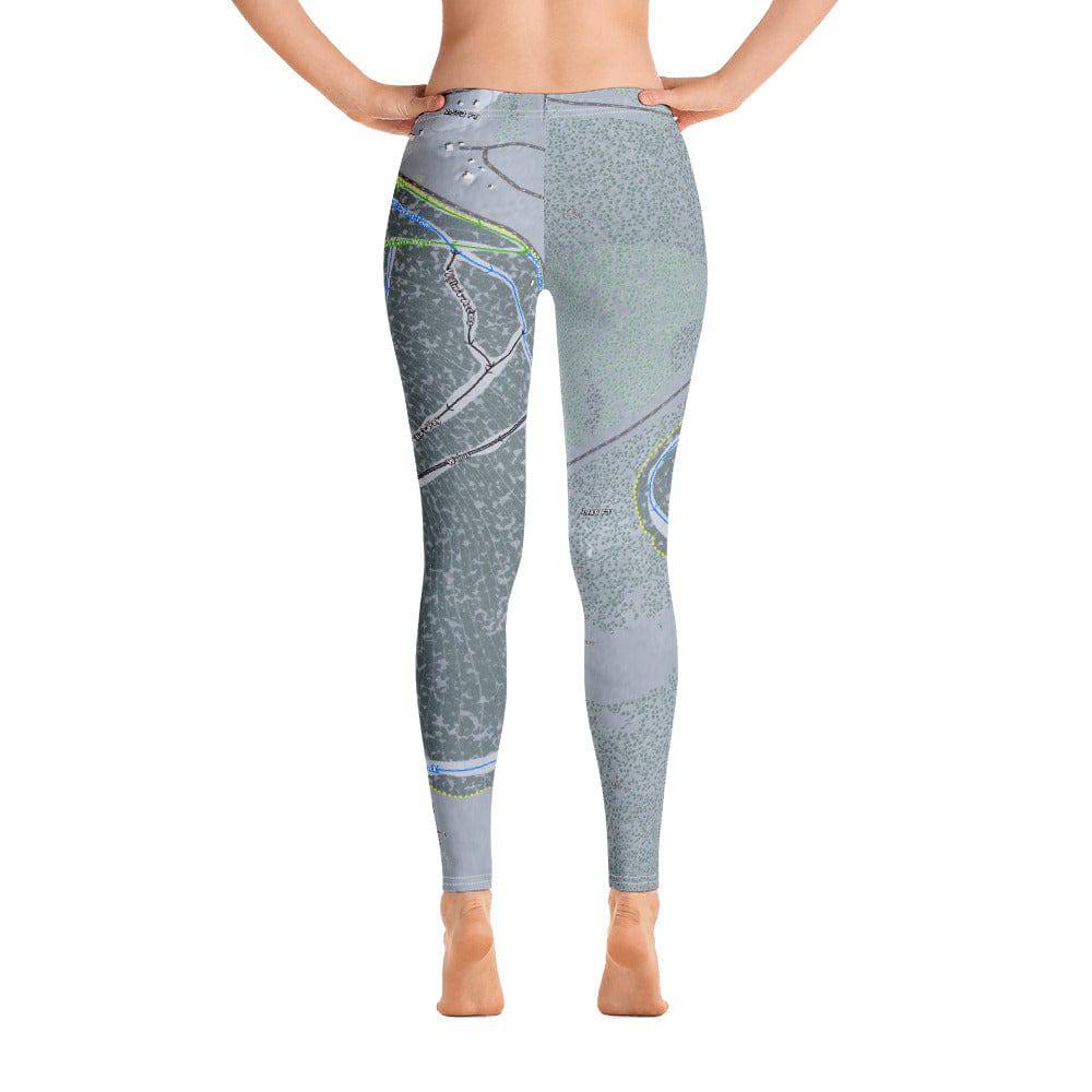 Ski Land, Alaska Ski Trail Map Women's Base Layer Bottom - Powderaddicts