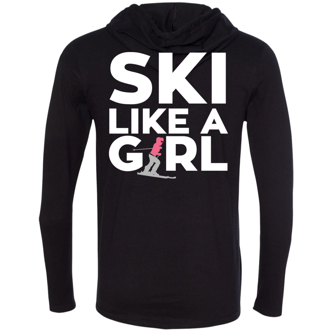 Ski Like A Girl Hoodies - Powderaddicts