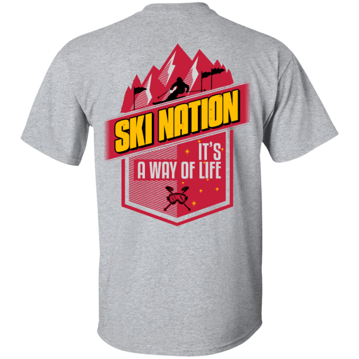 Ski Nation It's A Way Of Life Tees - Powderaddicts