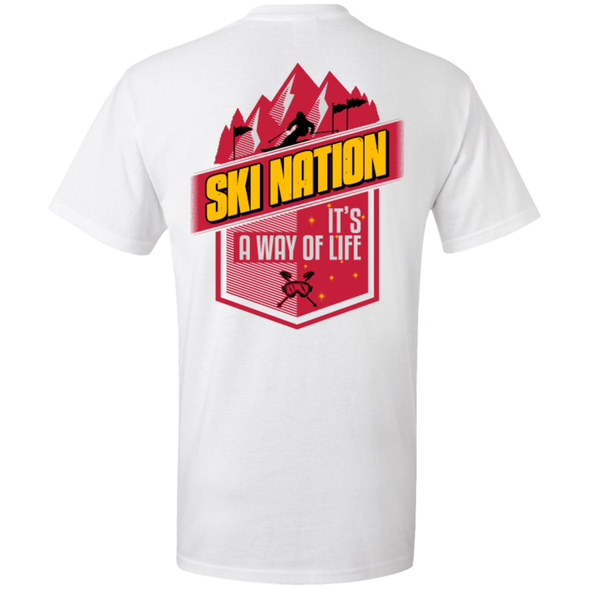 Ski Nation It's A Way Of Life Tees - Powderaddicts