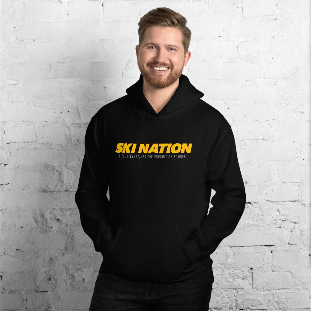 SKI NATION - LIFE, LIBERTY AND THE PURSUIT OF POWDER HOODIES - Powderaddicts