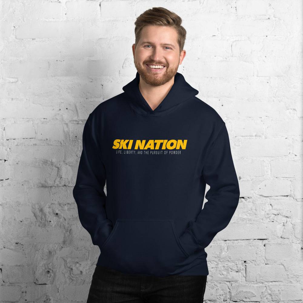 SKI NATION - LIFE, LIBERTY AND THE PURSUIT OF POWDER HOODIES - Powderaddicts
