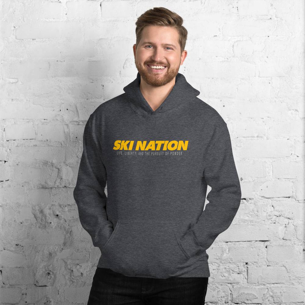 SKI NATION - LIFE, LIBERTY AND THE PURSUIT OF POWDER HOODIES - Powderaddicts