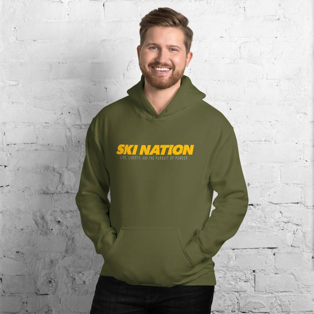 SKI NATION - LIFE, LIBERTY AND THE PURSUIT OF POWDER HOODIES - Powderaddicts