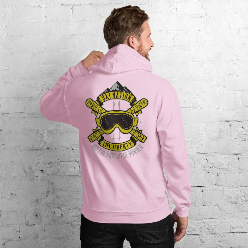 SKI NATION - LIFE, LIBERTY AND THE PURSUIT OF POWDER HOODIES - Powderaddicts