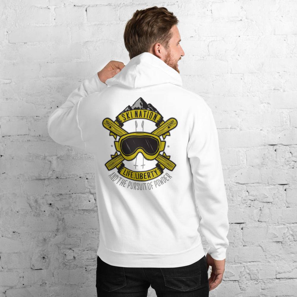 SKI NATION - LIFE, LIBERTY AND THE PURSUIT OF POWDER HOODIES - Powderaddicts