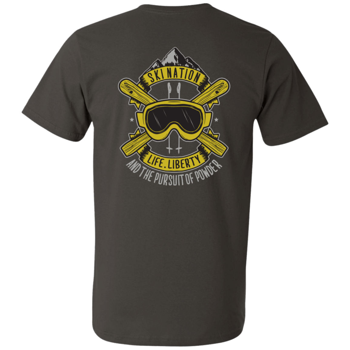 Ski Nation - Life, Liberty and The Pursuit Of Powder Tees - Powderaddicts