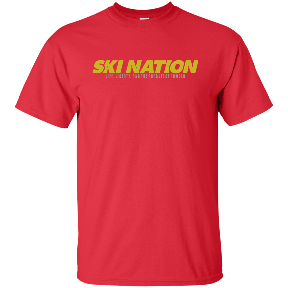Ski Nation - Life, Liberty and The Pursuit Of Powder Tees - Powderaddicts